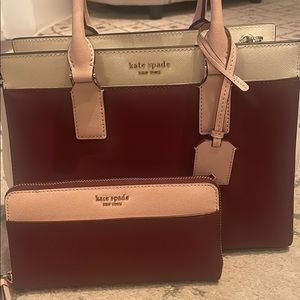 Kate Spade bag w/ matching wallet